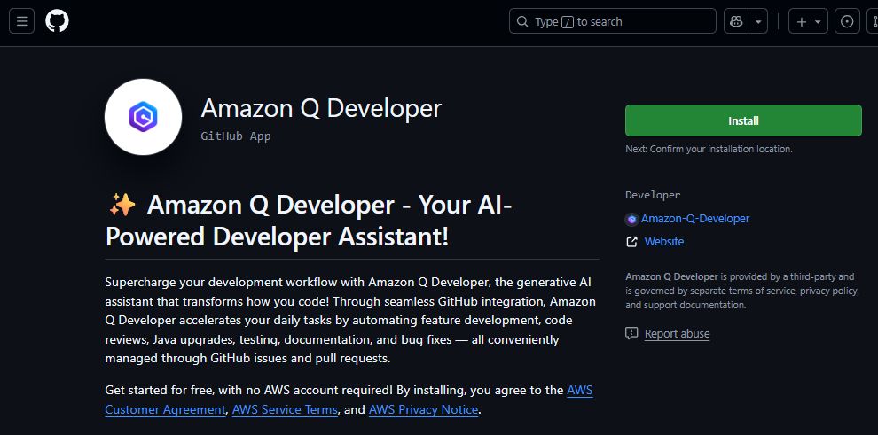 amazonq-github
